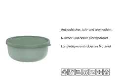 Mepal Aufbewahrungsdose Lumina 2000 ml - weiß Wit Discount