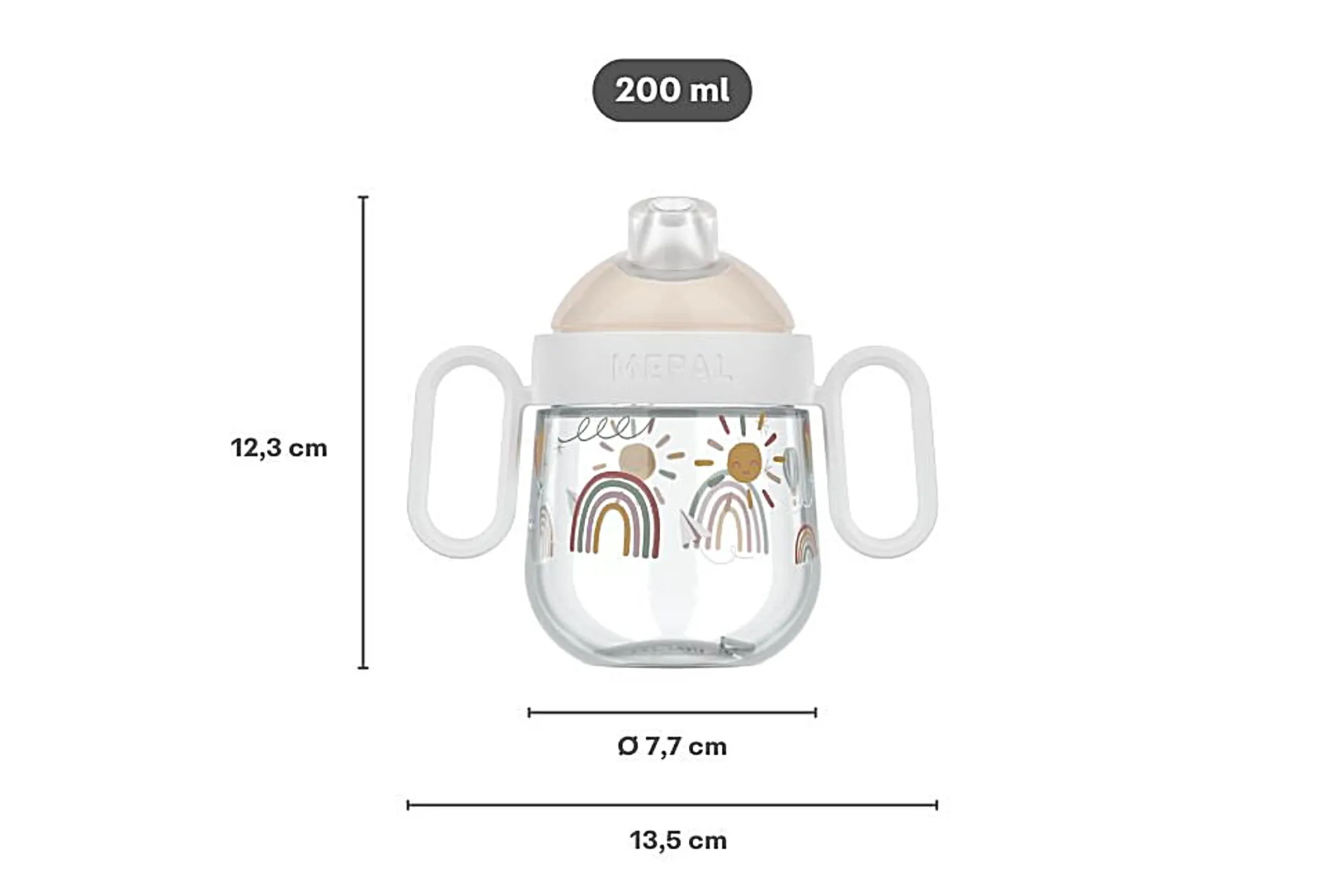 Mepal Auslaufsicherer Trinklernbecher Mio 200 ml - Little Dutch - Fairy garden Online