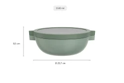 Mepal Basic Bento-Lunchbowl Vita - Nordic black Outlet