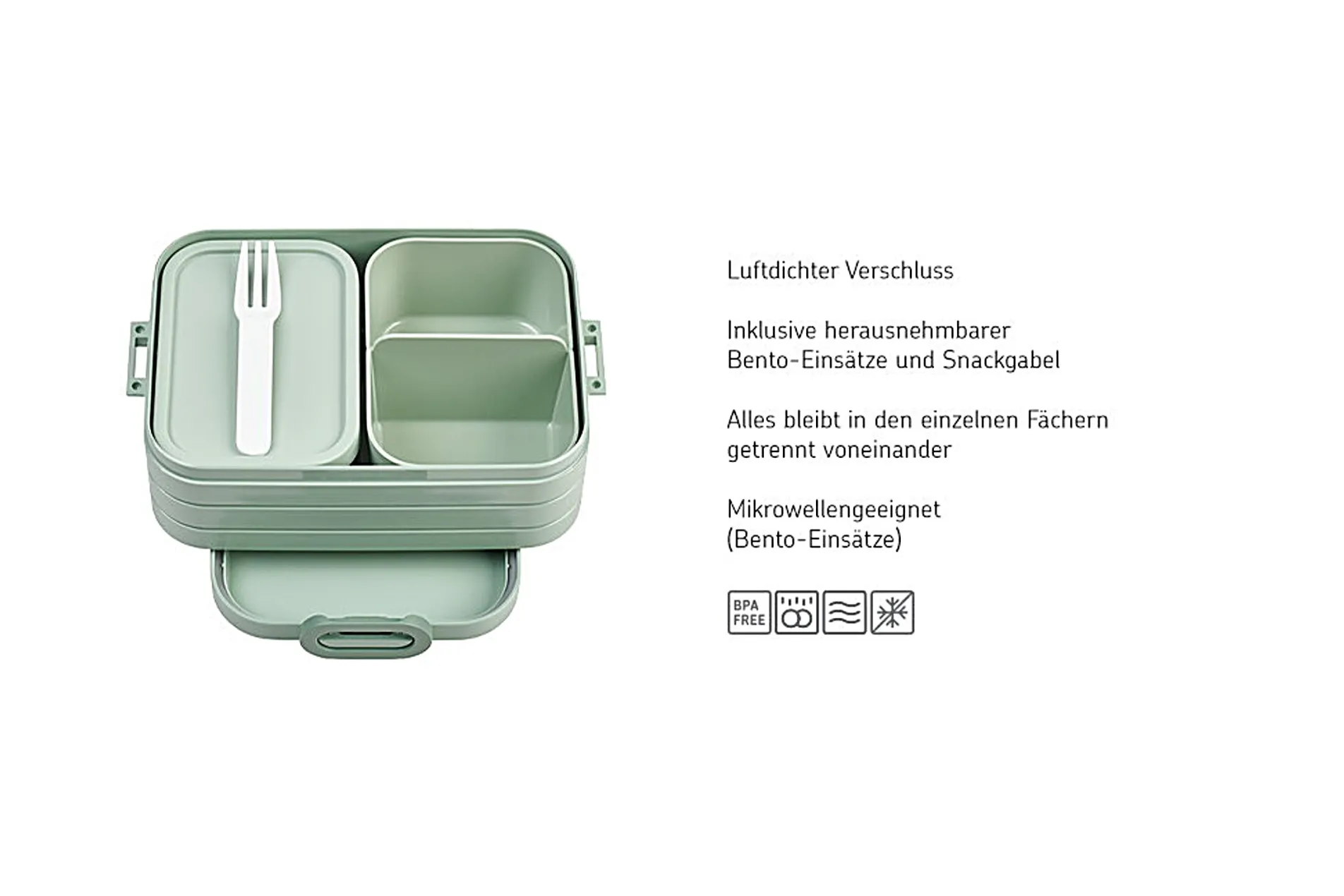 Mepal Bento Lunchbox Take a Break midi - Vivid blue New