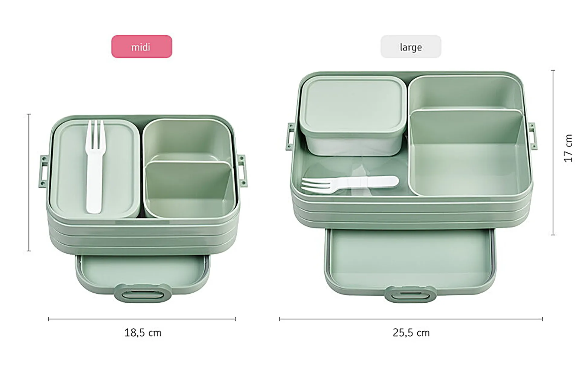 Mepal Bento Lunchbox Take a Break midi - Vivid blue New