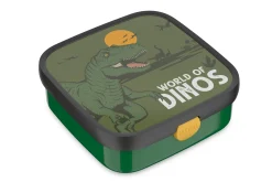 Mepal Brotdose groß mit Bento-Einsatz und Gabel Campus - Dino Hot