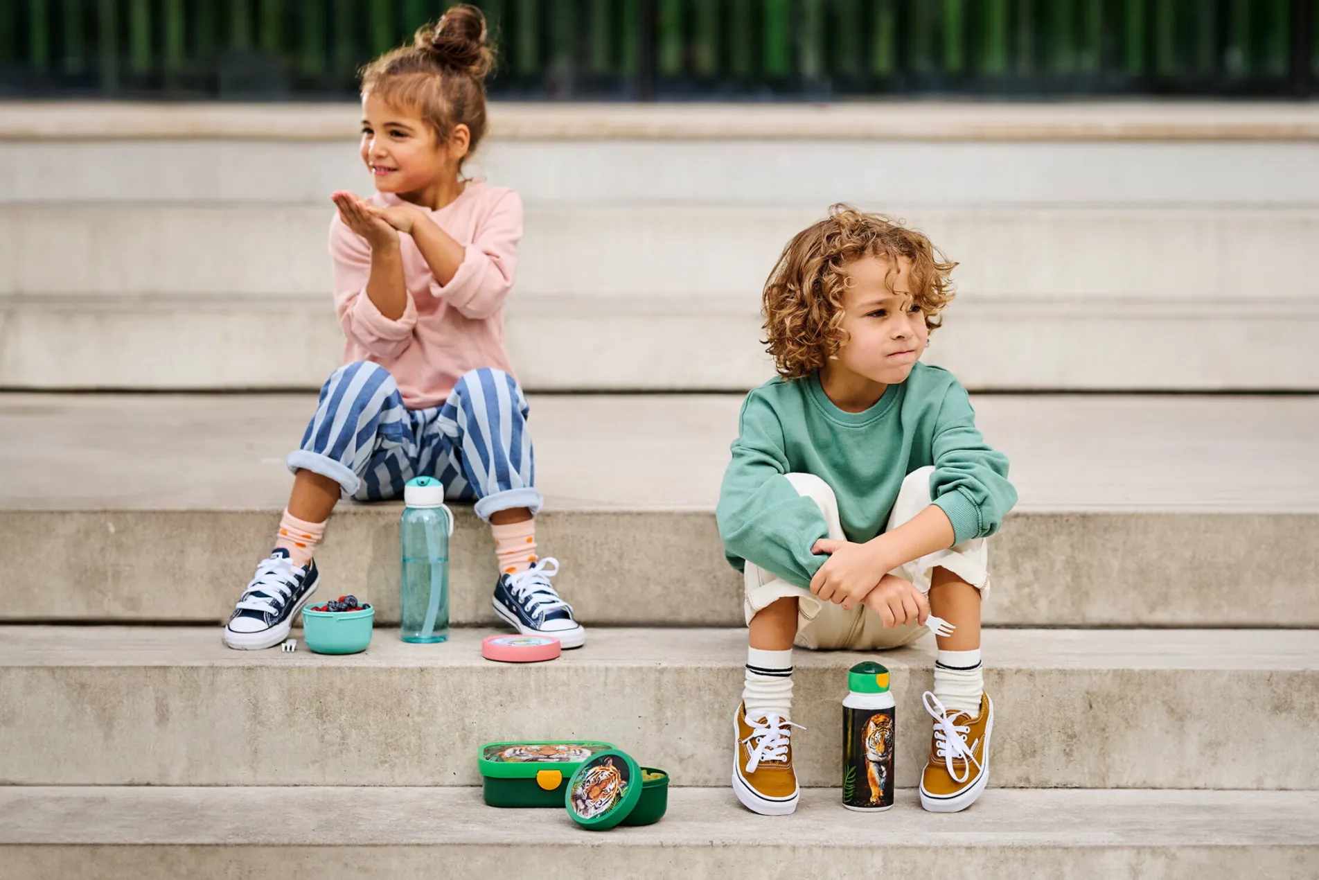 Mepal Brotdose groß mit Bento-Einsatz und Gabel Campus - Little Dutch - Fairy wonders Online