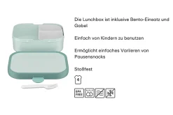 Mepal Campus Brotdose mit Bento-Einsatz und Gabel Little Dutch - Forest friends Clearance
