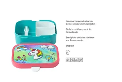 Mepal Campus Brotdose mit Bento-Einsatz und Gabel - Unicorn Outlet