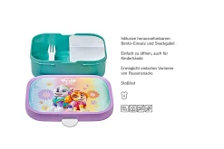 Mepal Campus Brotdose mit Bento-Einsatz und Gabel - Paw Patrol Girls New