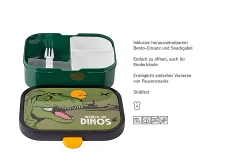 Mepal Campus Brotdose mit Bento-Einsatz und Gabel - Dino Online
