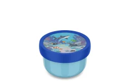 Mepal Campus Fruchtbox 300 ml mit Gabel - Tropical ocean