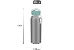 Mepal Campus Thermoflasche Flip-Up 350 ml - Dino Outlet