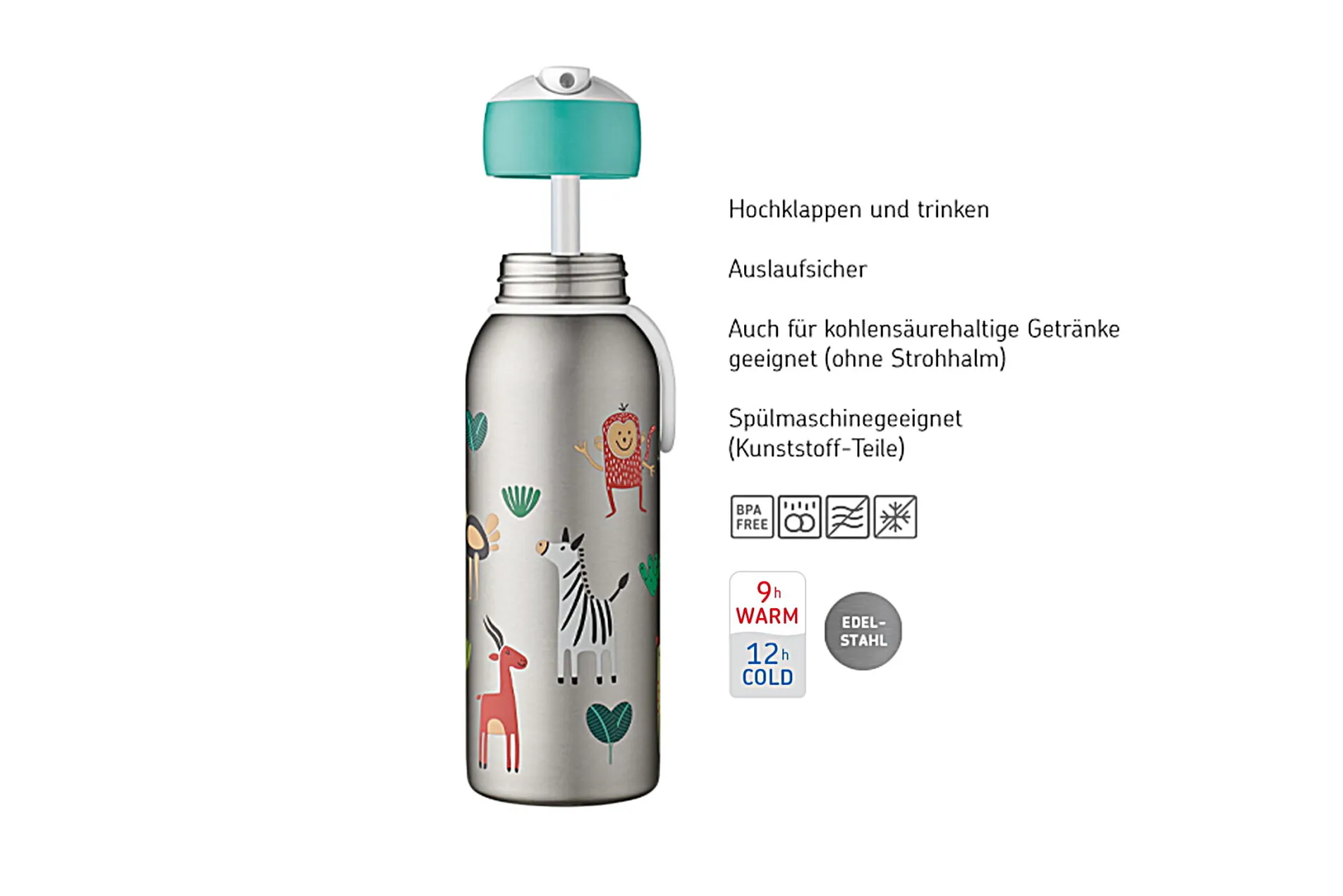 Mepal Campus Thermoflasche Flip-Up 350 ml - Unicorn glow Sale