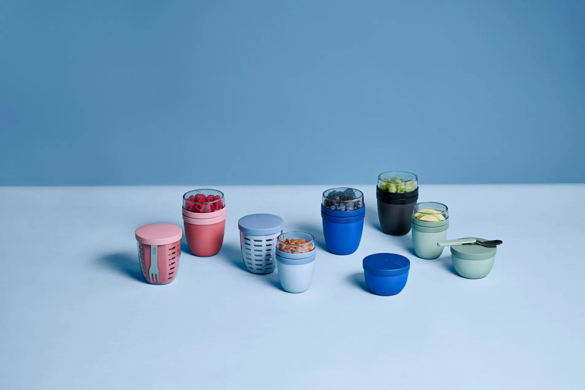 Mepal Fruitpot Ellipse - Nordic black Best
