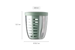 Mepal fruitpot ellipse - rubine red Rot