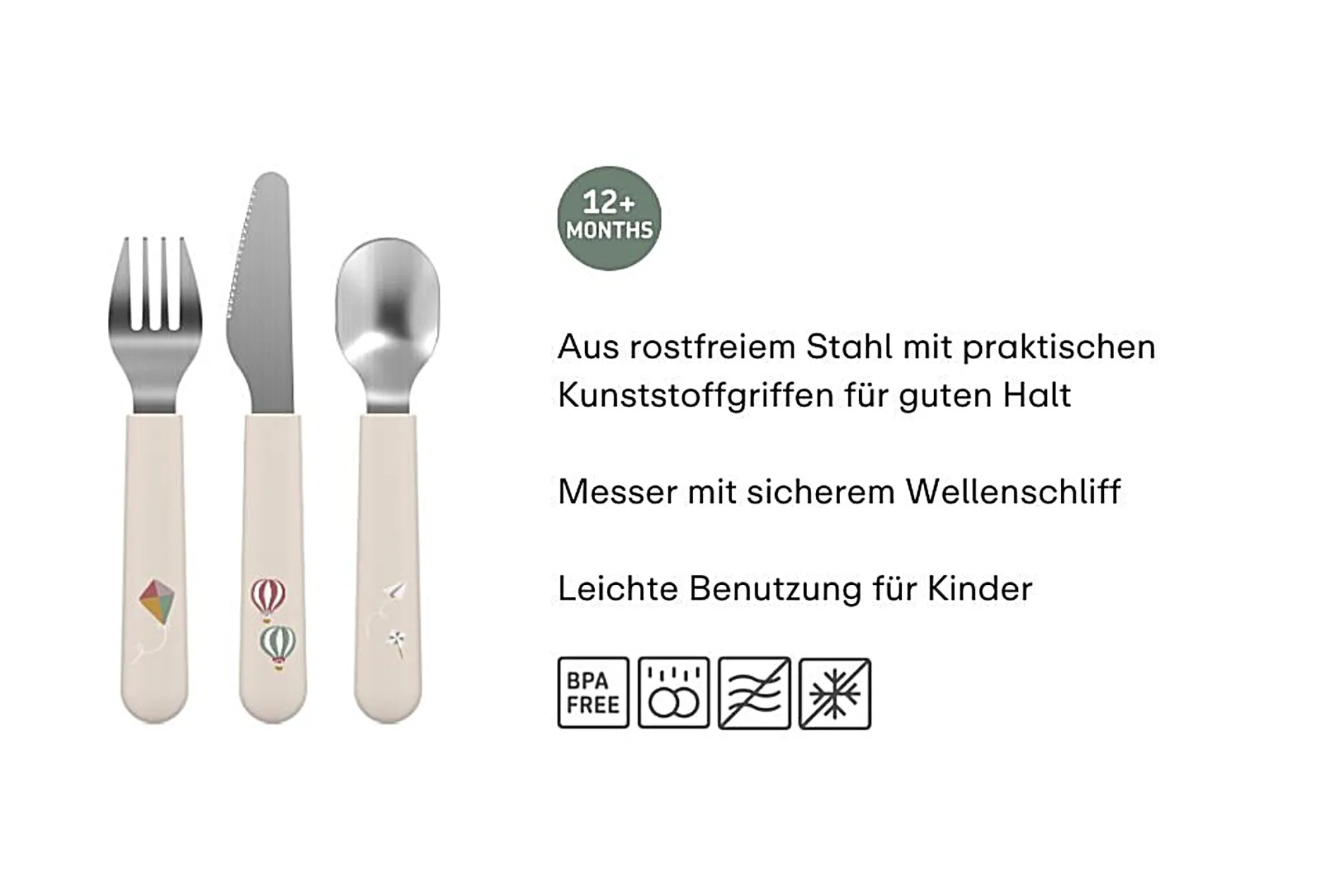 Mepal Kinderbesteck-Set Mio 3-teilig - Sailors Bay Hot