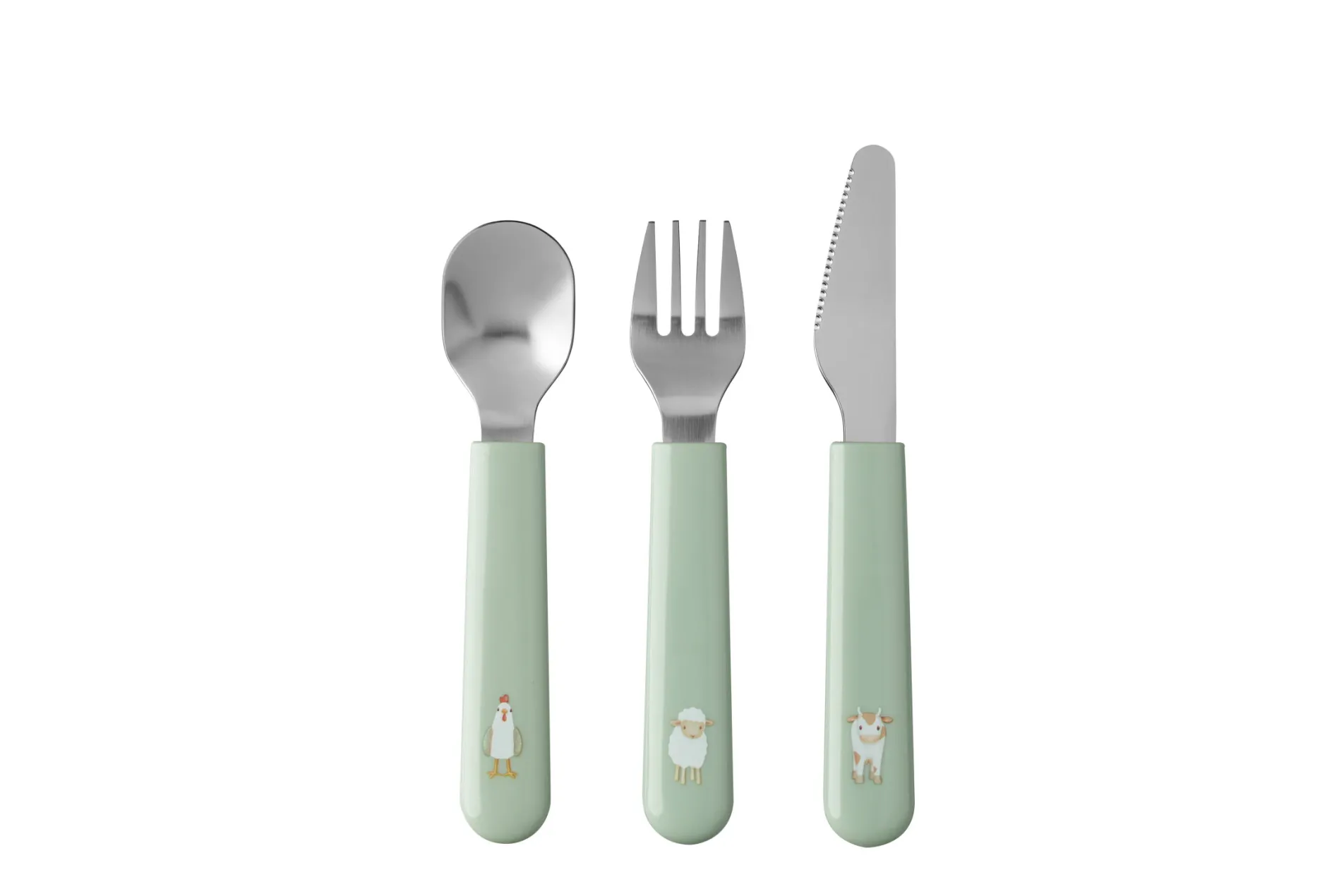 Mepal Kinderbesteck-Set Mio 3-teilig Little Dutch - Little Farm Kleine Farm Hot