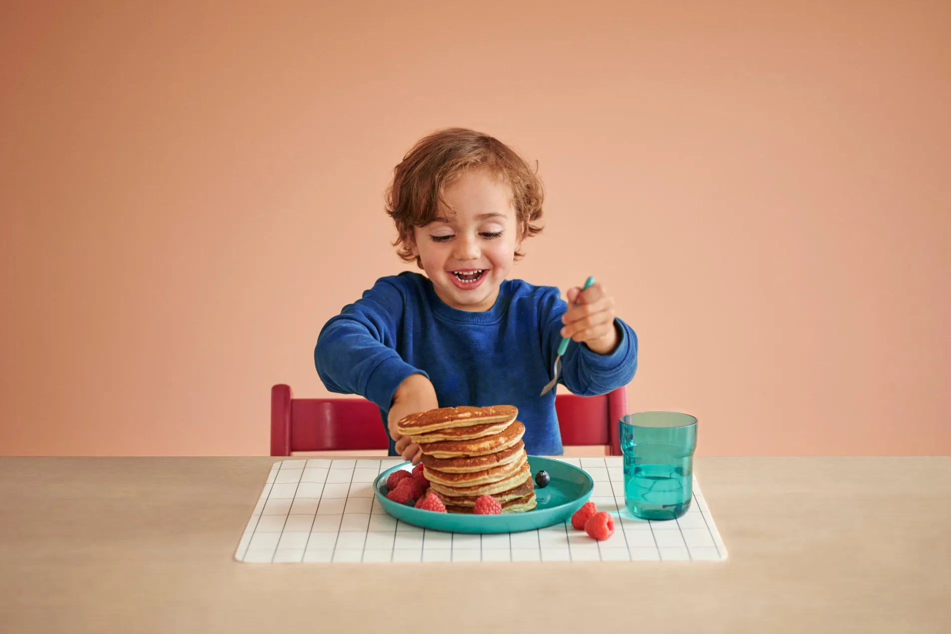 Mepal Kinderbesteck-Set Mio 3-teilig Little Dutch - Little Farm Kleine Farm Hot