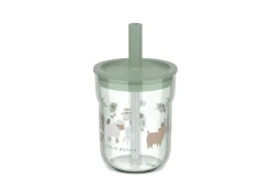 Mepal Kinder-Trinkglas Mio 250 ml mit Strohhalm - Little Farm Kleine Farm Discount