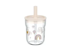 Mepal Kinder-Trinkglas Mio 250 ml mit Strohhalm - Sunshine & Rainbow Sunshine & Rainbow Outlet