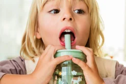 Mepal Kinder-Trinkglas Mio 250 ml mit Strohhalm - Fairy garden Sale