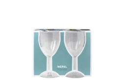 Mepal Kunststoff Weinglas 200 ml SAN, Set mit 2 Stück Outlet
