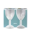 Mepal Kunststoff Weinglas 300 ml SAN, Set mit 2 Stück Clearance