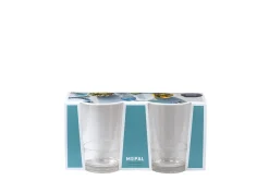 Mepal Kunststoffglas Flow 200 ml, Set mit 2 Stück New