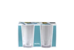 Mepal Kunststoffglas Flow 275 ml, Set mit 2 Stück Clearance