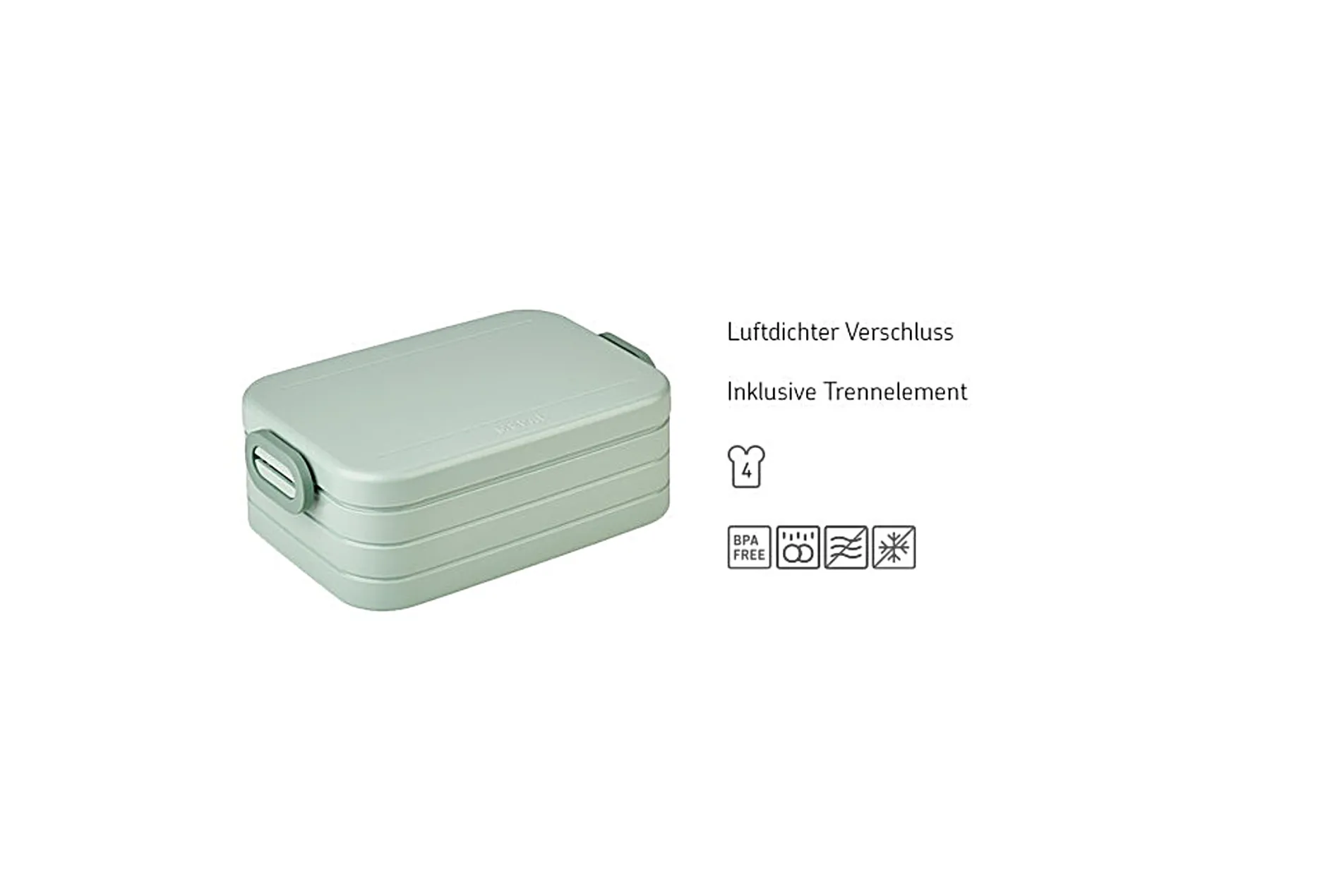 Mepal Lunchbox Take a Break midi - Nordic sage Best