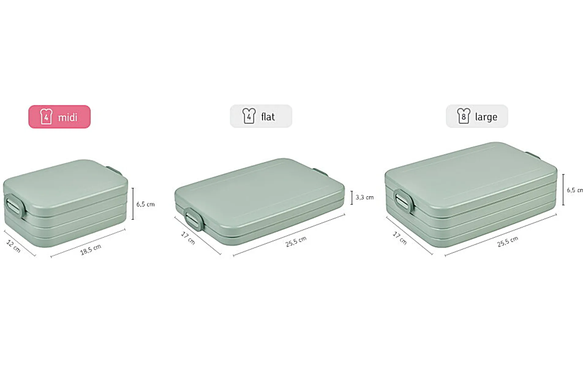 Mepal Lunchbox Take a Break midi - Nordic black Best