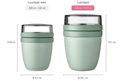Mepal Lunchpot Ellipse - Nordic blue