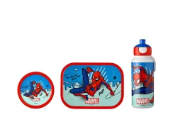 Mepal Lunchset Campus (Pop-up-Trinkflasche, Brotdose & Fruchtbox) - Spiderman Best