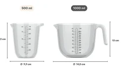 Mepal Messbecher Chef It 1000 ml - Transparent Hot