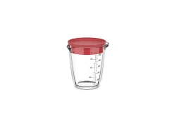 Mepal Messbecher Chef It Glas 500 ml mit Deckel - Coral New