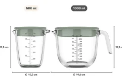 Mepal Messbecher Chef It Glas 1000 ml mit Deckel - Navy Sale