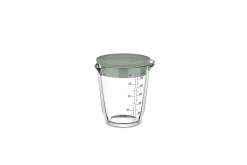 Mepal Messbecher Chef It Glas 500 ml mit Deckel - Nordic sage Hot