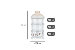 Mepal Milchpulverspender Mio 3-teilig - Forest friends