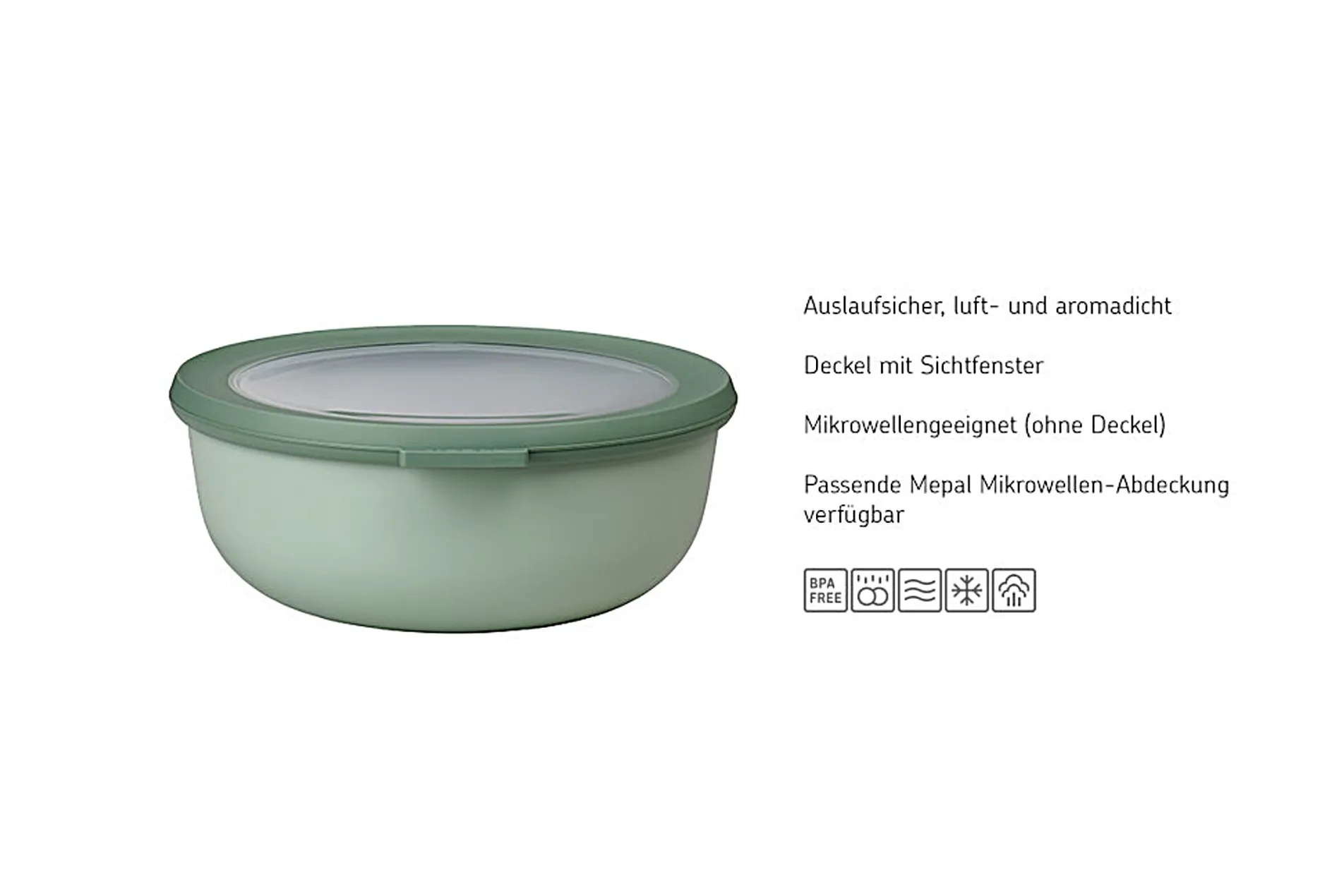 Mepal Multischüssel Cirqula 750 ml - Nordic black Outlet