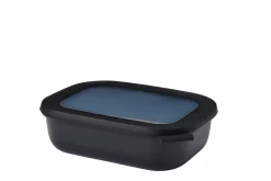 Mepal Multischüssel Cirqula rechteckig 1000 ml - Nordic black Hot