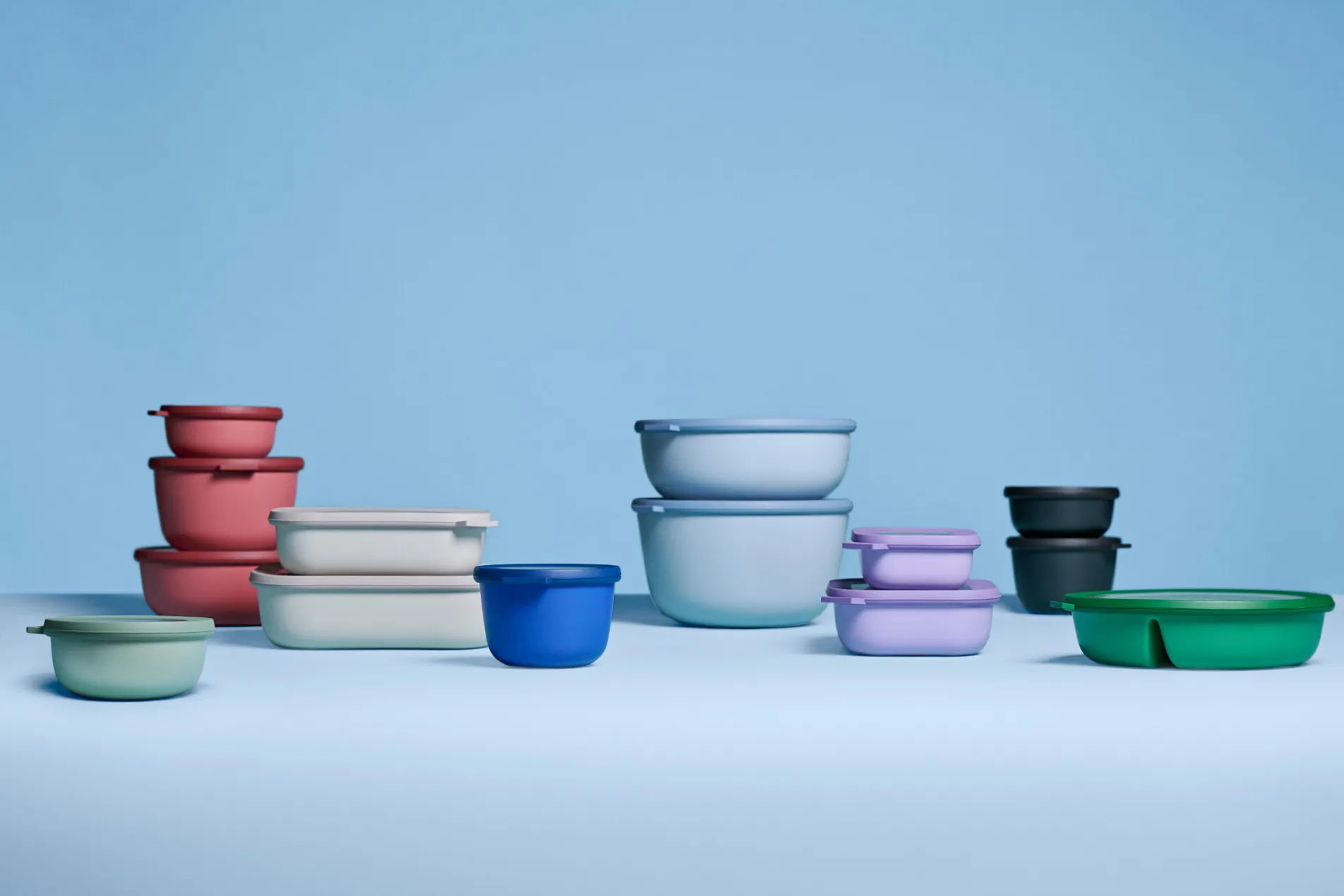Mepal Multischüssel Cirqula rechteckig 1500 ml - Nordic black Sale