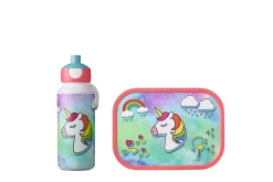 Mepal Pausenset Campus (Trinkflasche Pop-up + Brotdose) - Einhorn Unicorn New