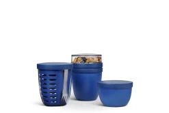 Mepal Promoset pot-range ellipse 3-teilig - Vivid blue Outlet