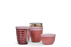 Mepal Promoset pot-range ellipse 3-teilig - Vivid mauve Online