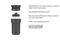 Mepal Reisebecher Ellipse 275 ml - Vivid mauve Best