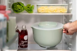 Mepal Rührschüssel Chef It 3000 ml mit Spritzdeckel - Coral Online
