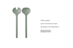 Mepal Salatbesteck Silueta 2-teilig - Nordic black