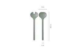 Mepal Salatbesteck Silueta 2-teilig - Nordic black