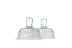 Mepal Set Flaschensauger Mio 2-teilig Slow Flow - transparent Outlet