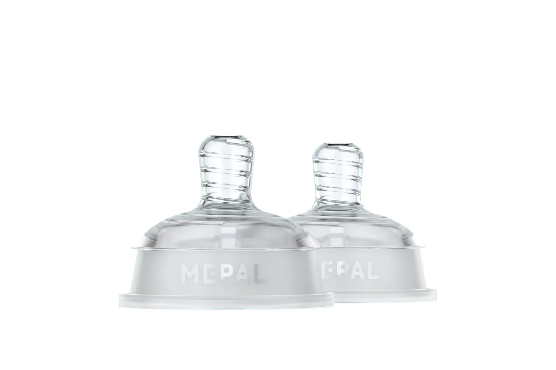 Mepal Set Flaschensauger Mio 2-teilig Slow Flow - transparent Outlet