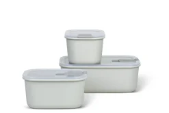 Mepal Set Frischhaltedose EasyClip 3-teilig (2x 450 ml + 1000 ml) - Nordic white Clearance
