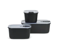 Mepal Set Frischhaltedose EasyClip 3-teilig (2x 450 ml + 1000 ml) - Nordic black Discount