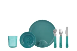 Mepal Set Kindergeschirr Mio 6-teilig - Deep turquoise Outlet